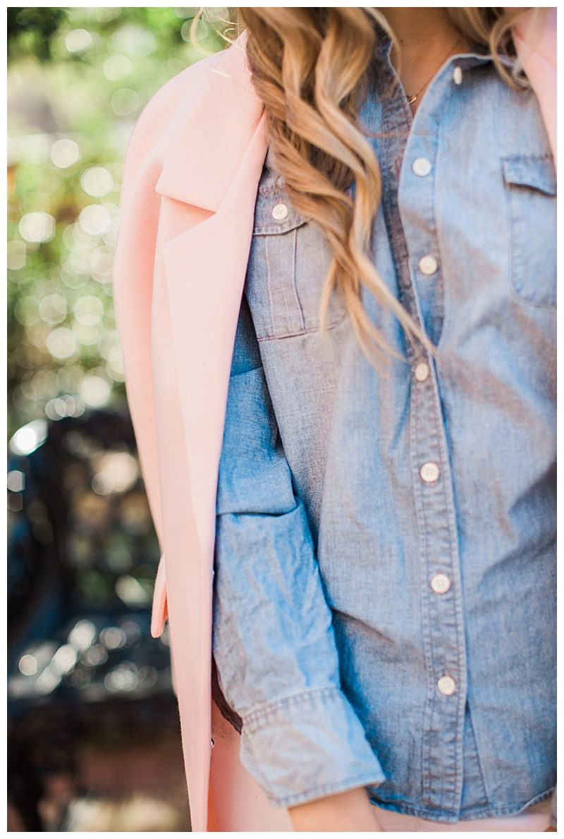 blush and camo, chambray, canandian tuxedo, pastel, spring style, old navy jeans. m. gemi, kate spade 