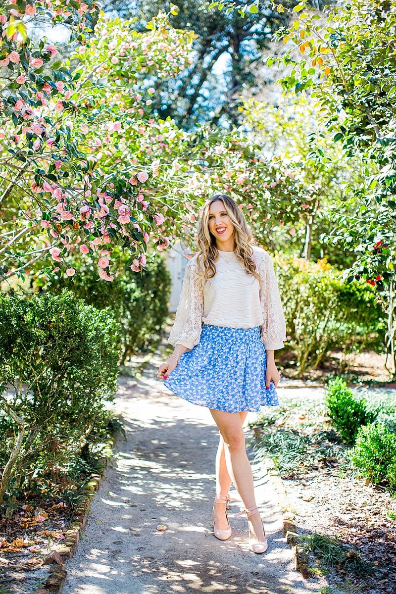 blush and camo, anthropologie, spring style, fashion blog, style blog, stye tips, shopping tips, old navy skirt, pink heels, block heels, old navy skirt 