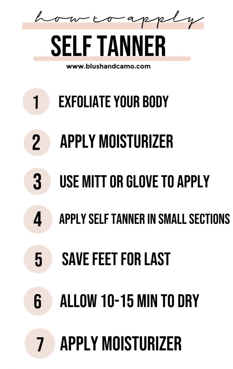 How To Apply Self Tanner in 7 Steps