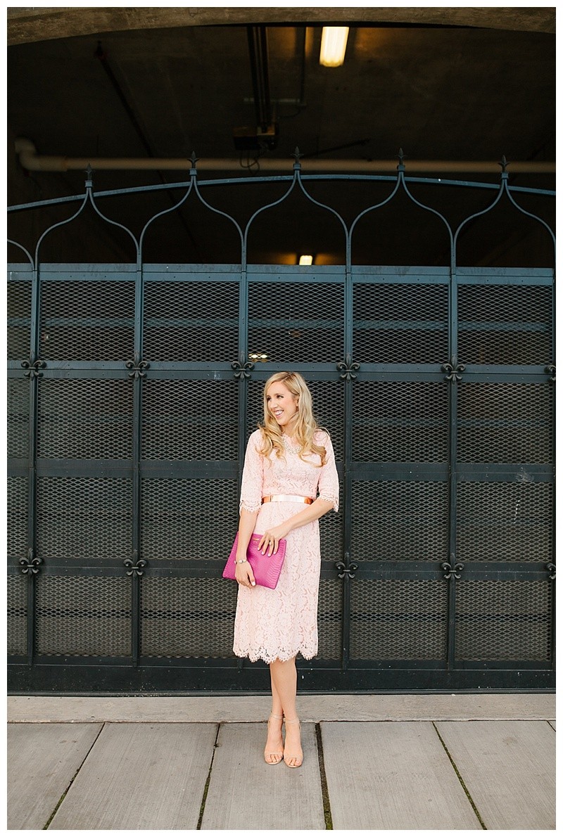 Blush Lace Dress