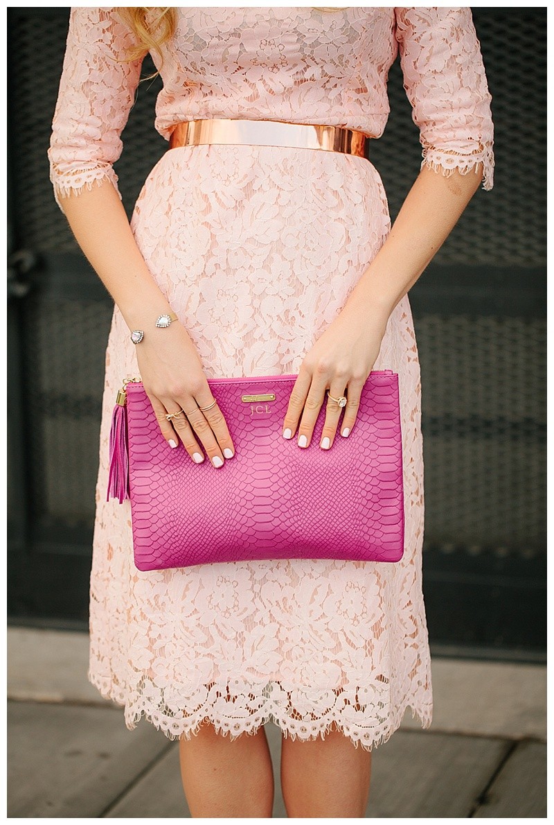 Blush Lace Dress