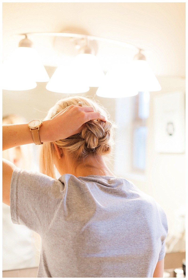 How To Create An Elegant Braided Updo in Under 5 Minutes 