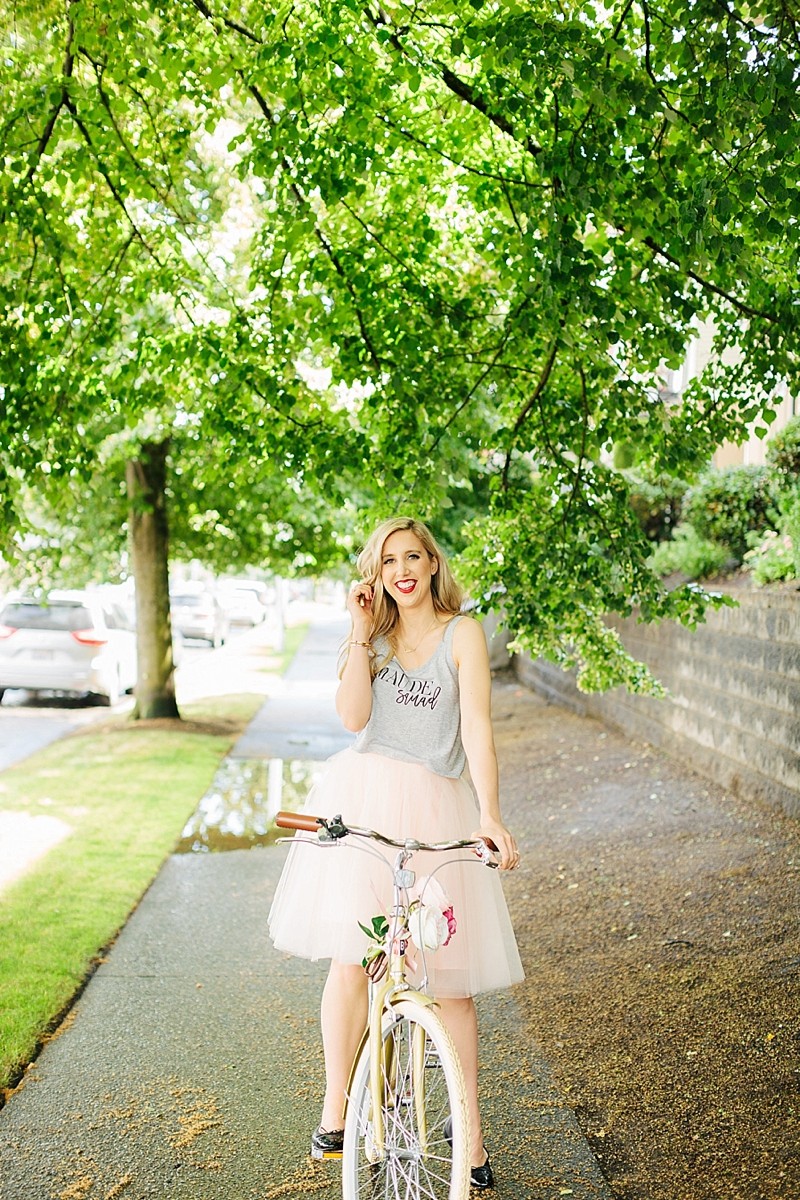 blush and camo, fashion blog, style blog, how to wear, tulle skirt, feminine 