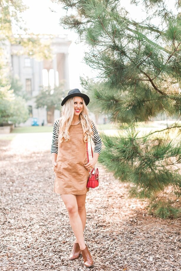 blush and camo, fashion blogging, stripes, fall fashion, coach purse, leather booties