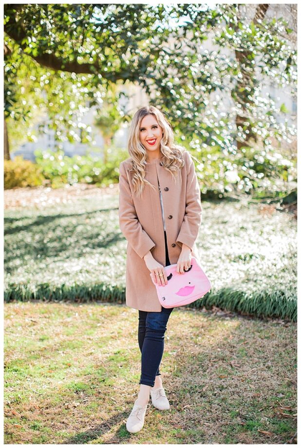 blush and camo, feminine style, pink style, pink beanie, winter essentials, winter classics