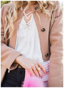 blush and camo, feminine style, pink style, pink beanie, winter essentials, winter classics