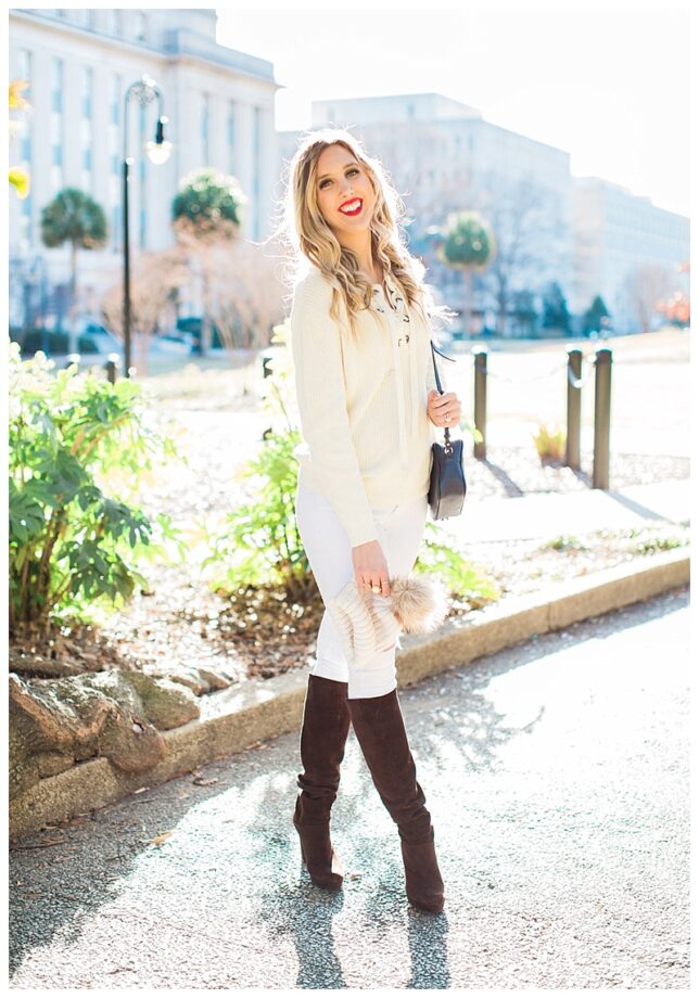 blush and camo, white after labor day. style tips, winter boots, suede boots, gigi new york