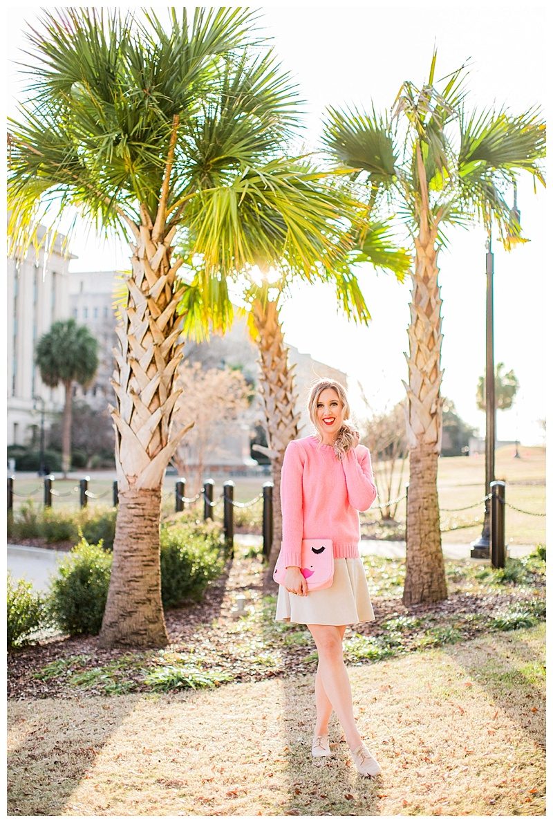 blush and camo, neon, j. crew, pink, feminine style, style tips 