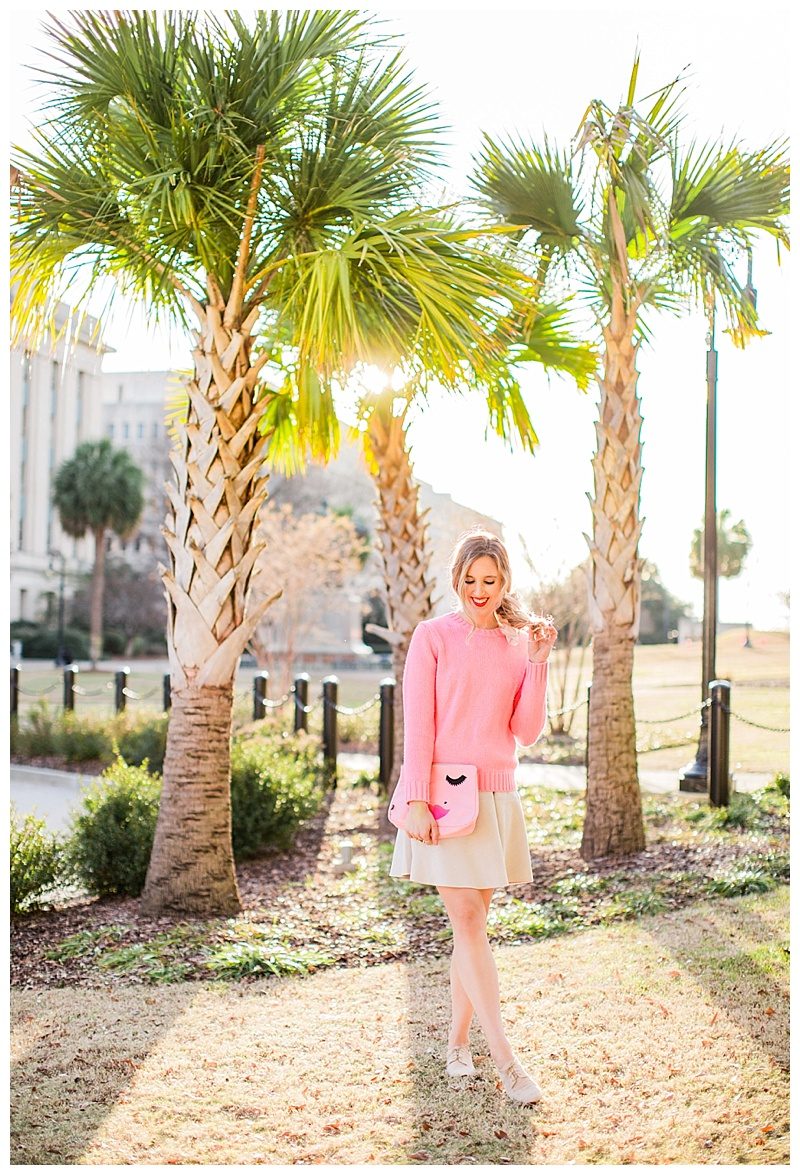 blush and camo, neon, j. crew, pink, feminine style, style tips 