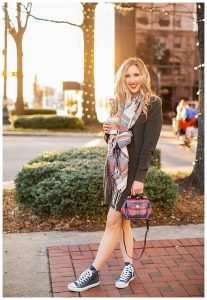 blush and camo, style blog, converse, Chuck Taylor,