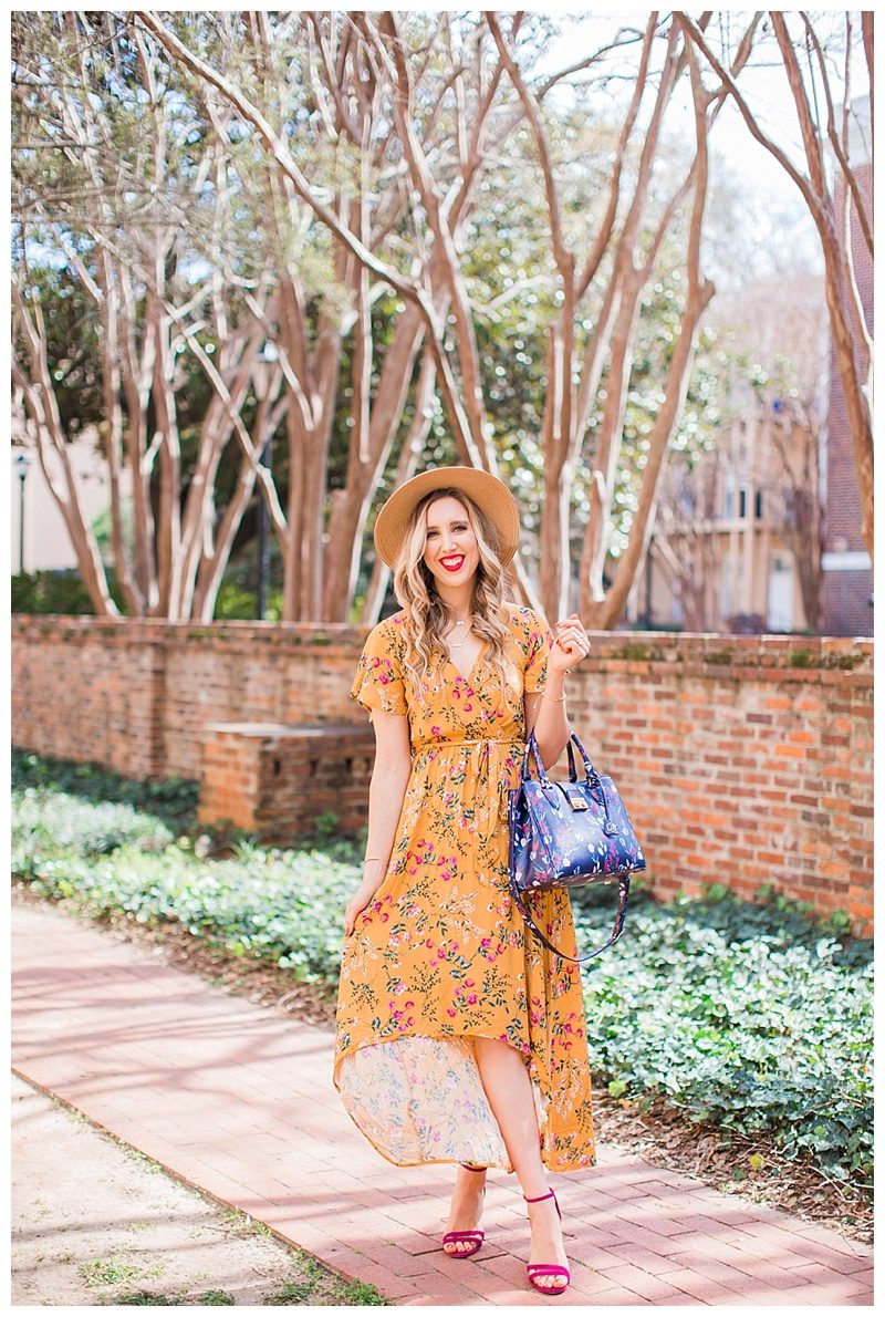 blush and camo, morning lavender, blog tips, photography tips, photography, summer dress, draper james handbag, draper james 