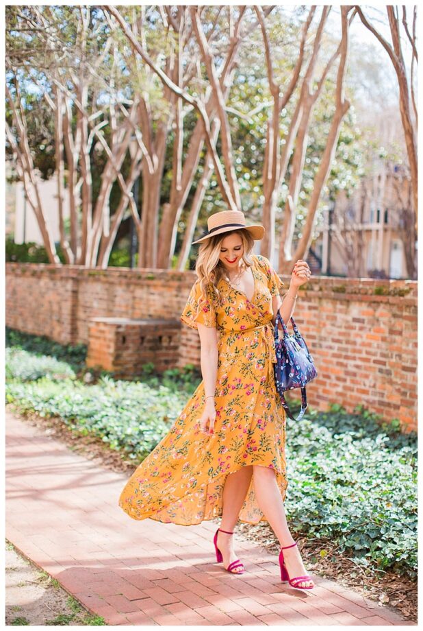 blush and camo, morning lavender, blog tips, photography tips, photography, summer dress, draper james handbag, draper james