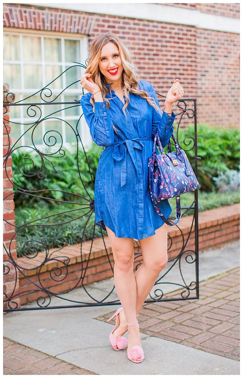 Draper james denim dress best sale