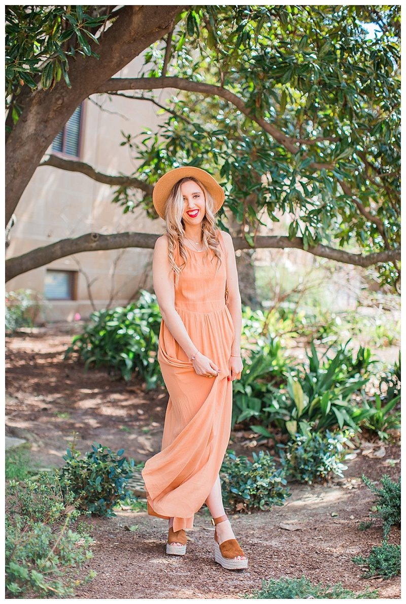 blush and camo, shop maude, marc fisher wedges, spring style 