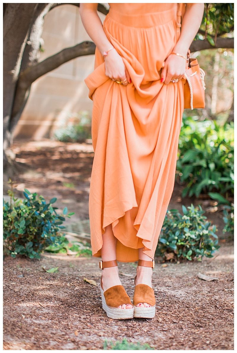 blush and camo, shop maude, marc fisher wedges, spring style 