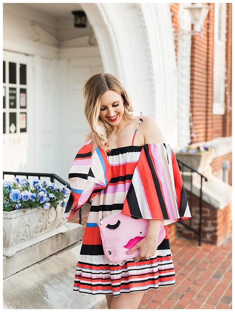 blush and camo, stripes, how to style, style tips, chanel flats 