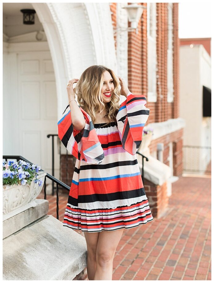 blush and camo, stripes, how to style, style tips, chanel flats