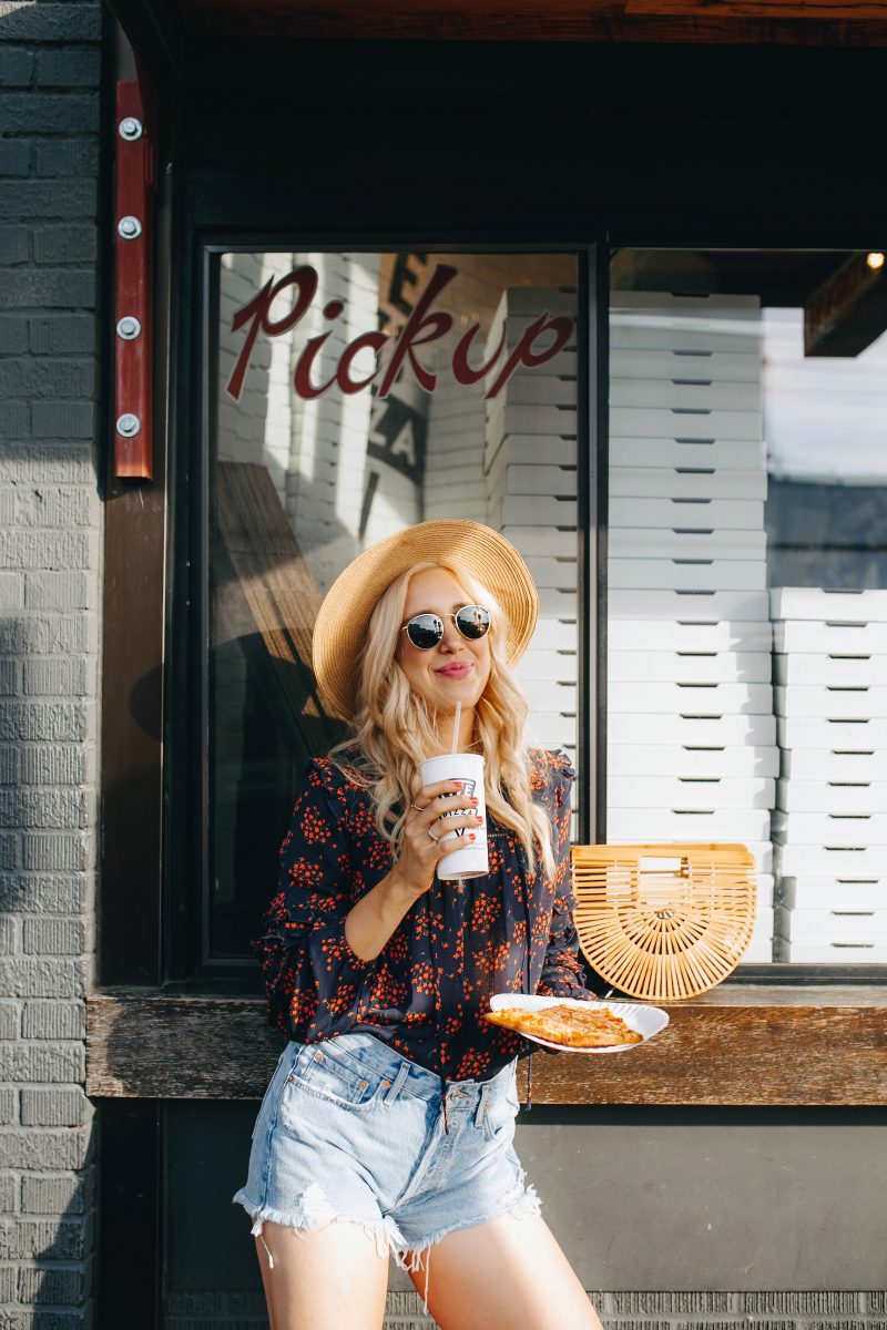 blush and camo, personal style, revolve jean shorts, converse high tops, style tips, arch clutch 