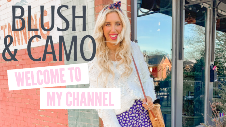 youtube, youtube channel, blush and camo