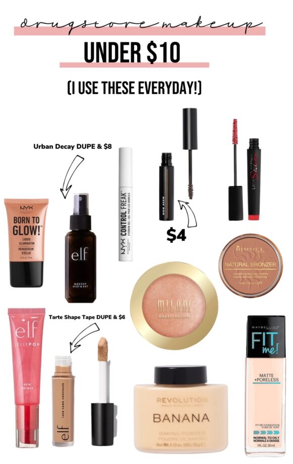 Drugstore Makeup Dupes Under $10