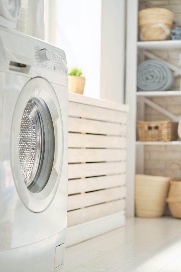 laundry room organization containers